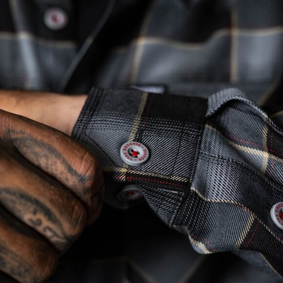 DIXXON x SHADOWS FALL Collab Limited Edition Flannel Shirt - Men's M - Picture 5 of 11